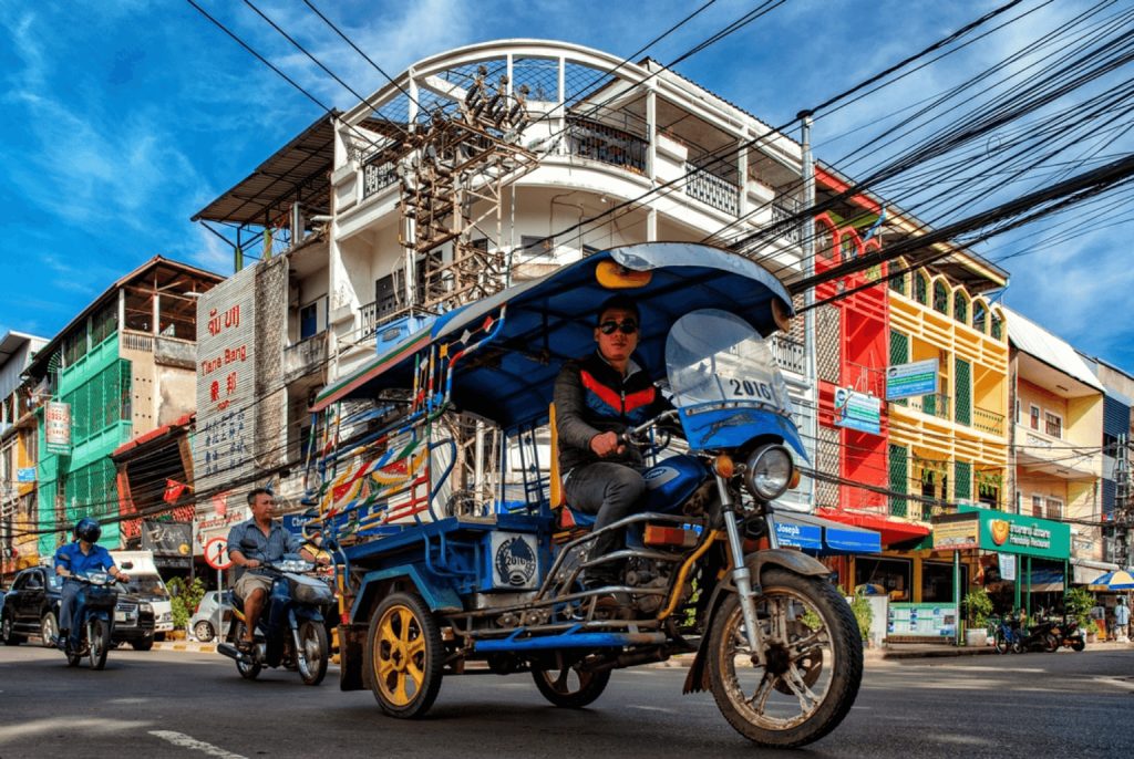 Tuk-Tuk in Laos 