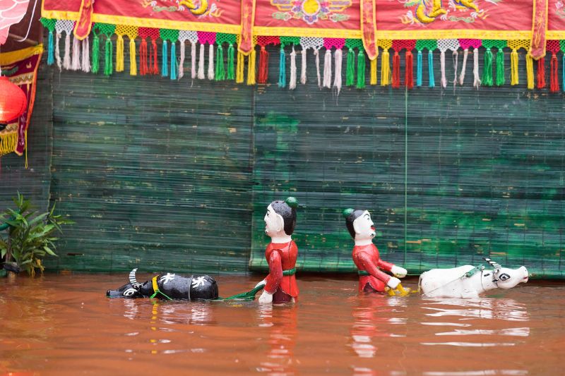 Wasserpuppentheater in Hanoi 