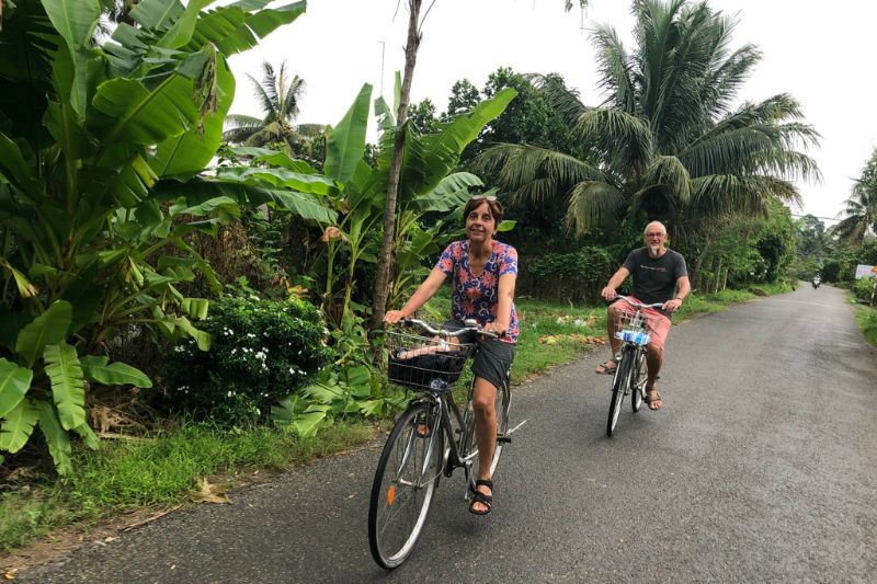 Radtour im Mekong-Delta