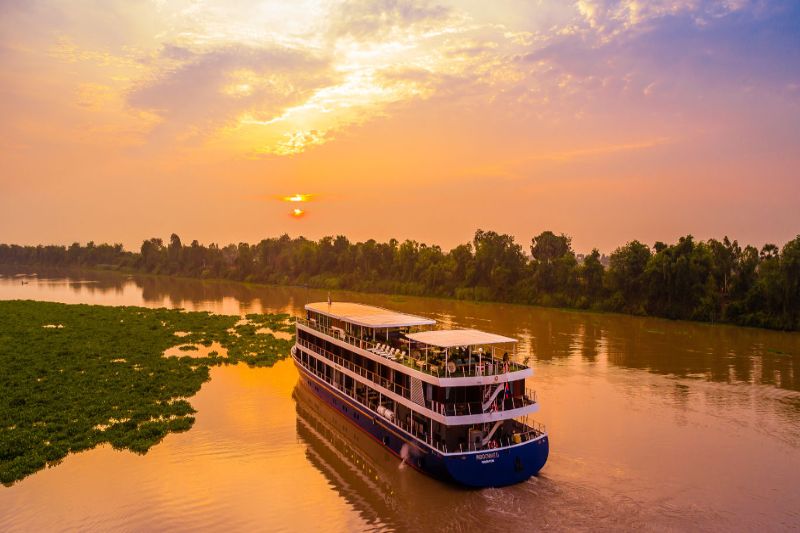 Kreuzfahrt im Mekong-Delta